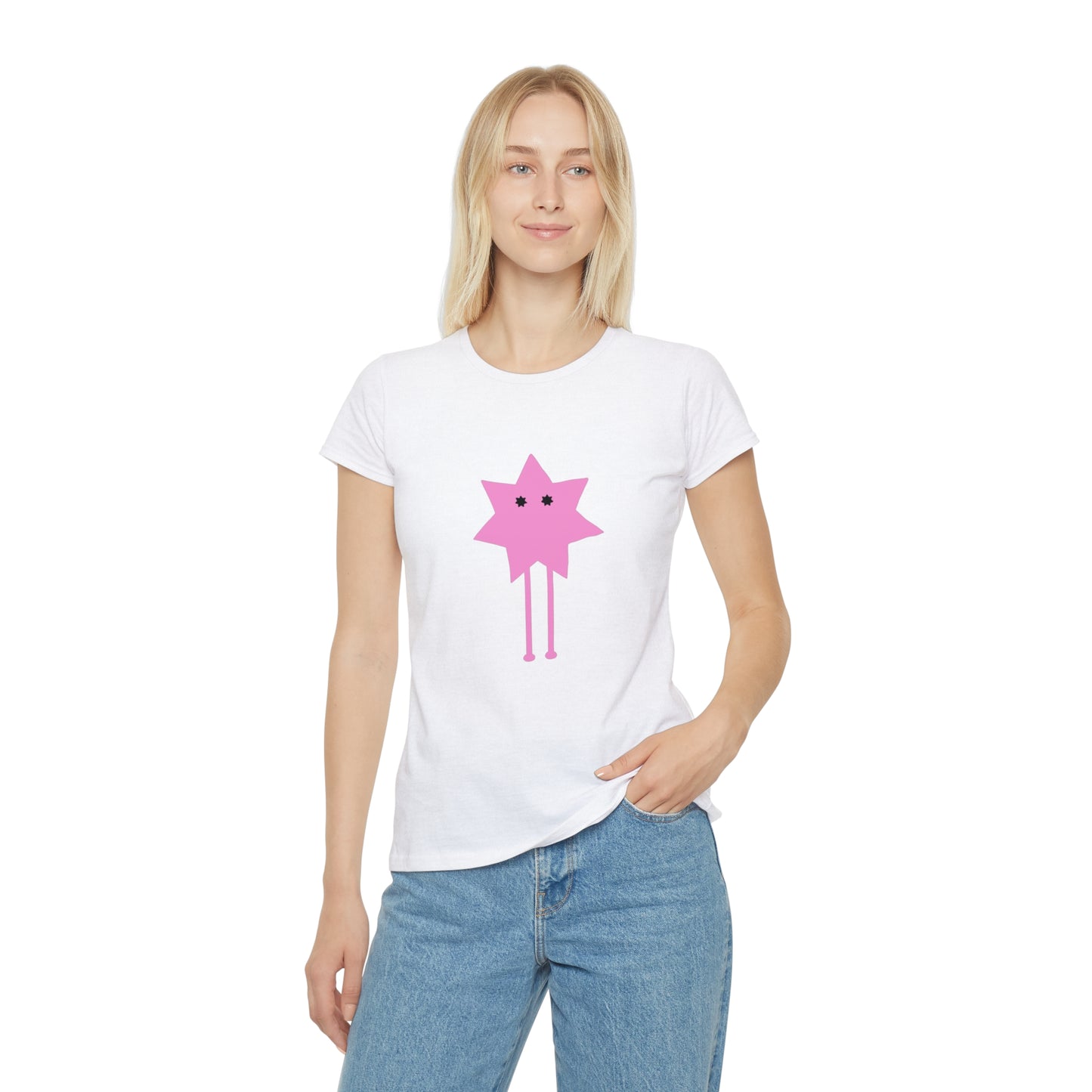 Pink Star T-Shirt — Cute Minimal Graphic Tee